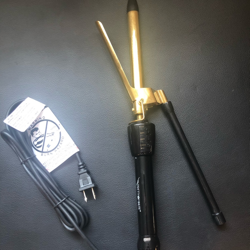 “pretty in a minute” curling iron